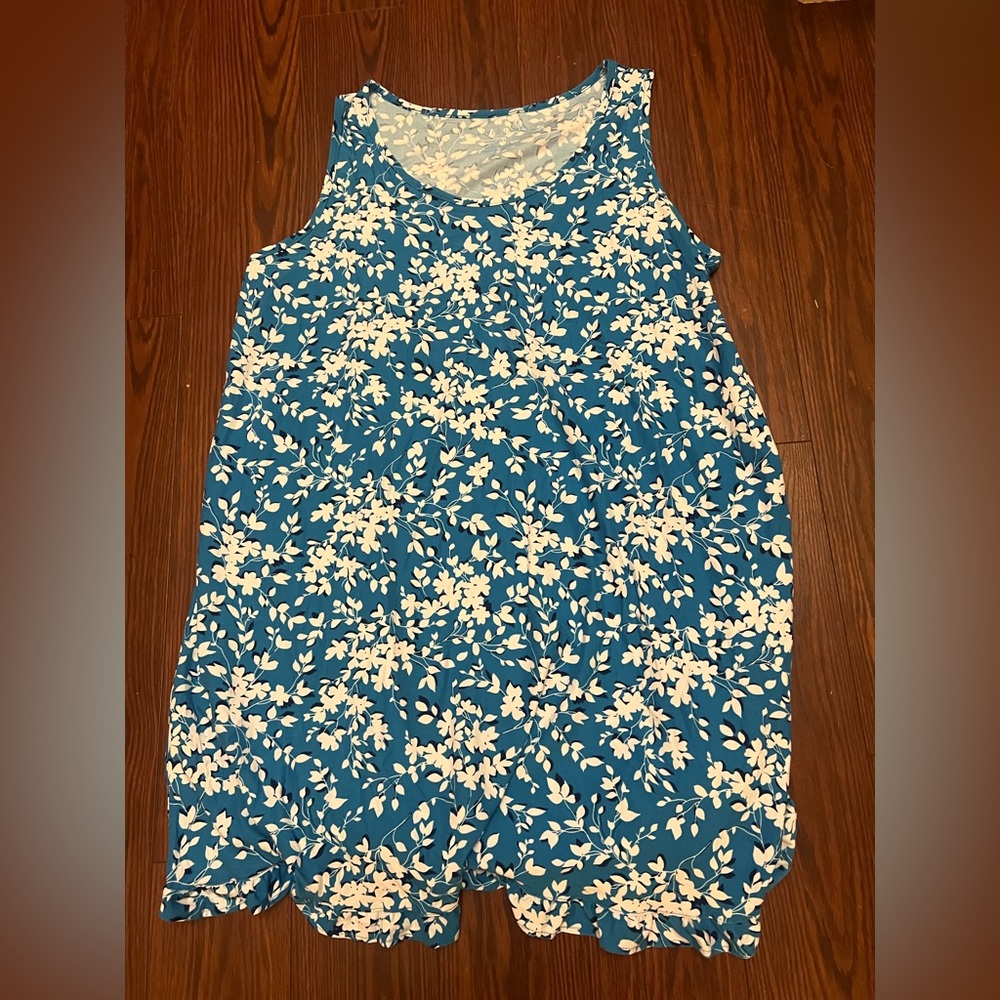 Womens Draper James blue white dress